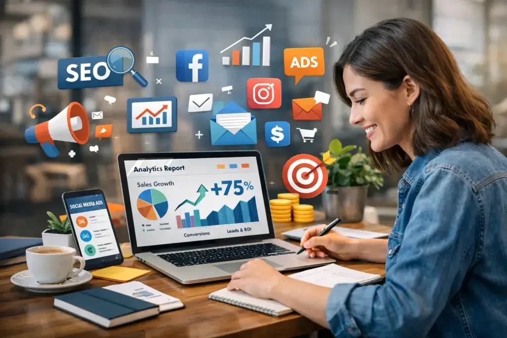 How digital marketing drives sales for small businesses through SEO and online growth strategies