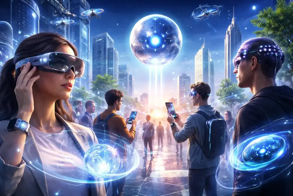 Tech giants envision future beyond smartphones with AI, smart devices, and digital transformation