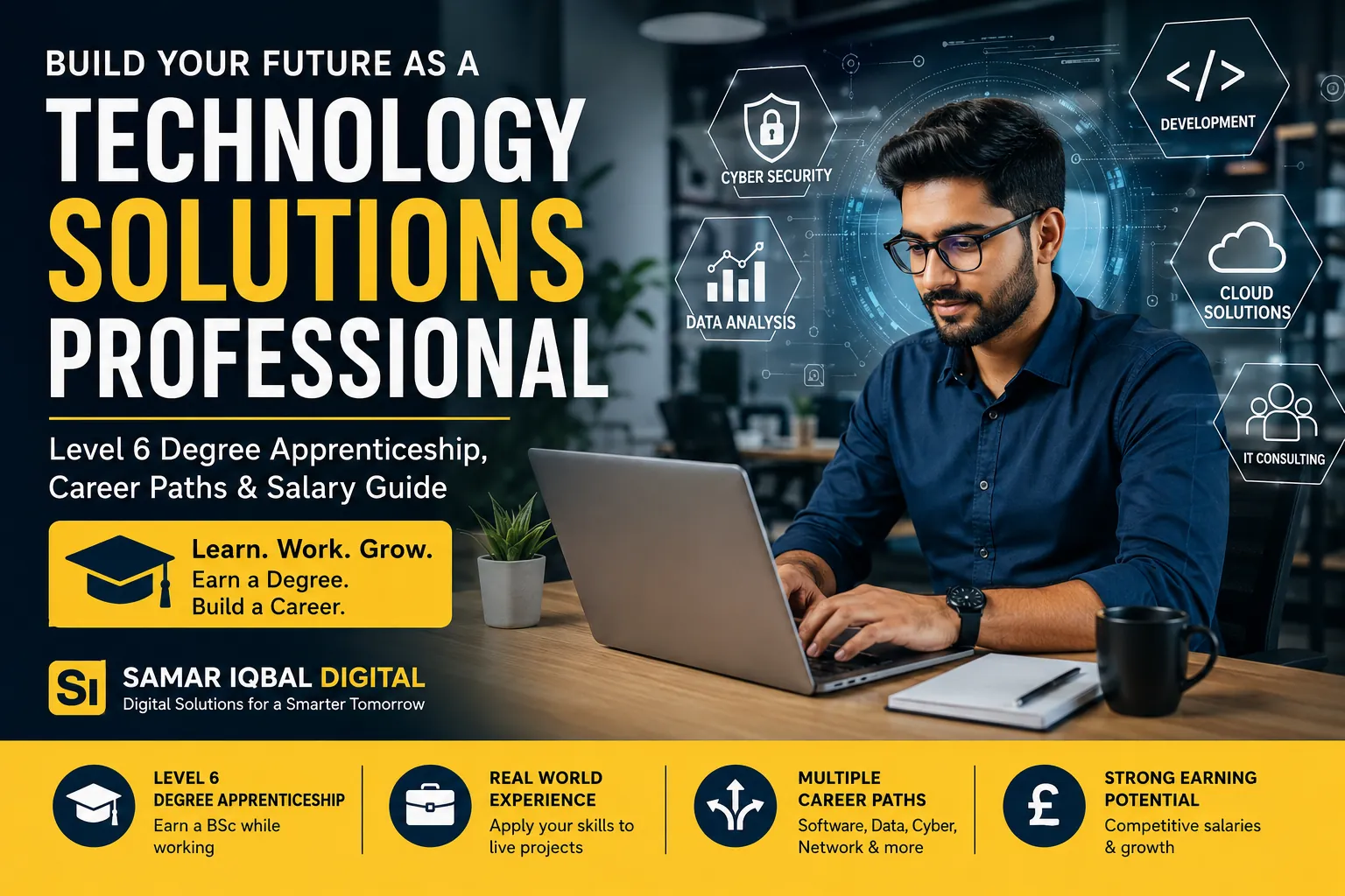 Digital and Technology Solutions Professional Level 6 degree apprenticeship
